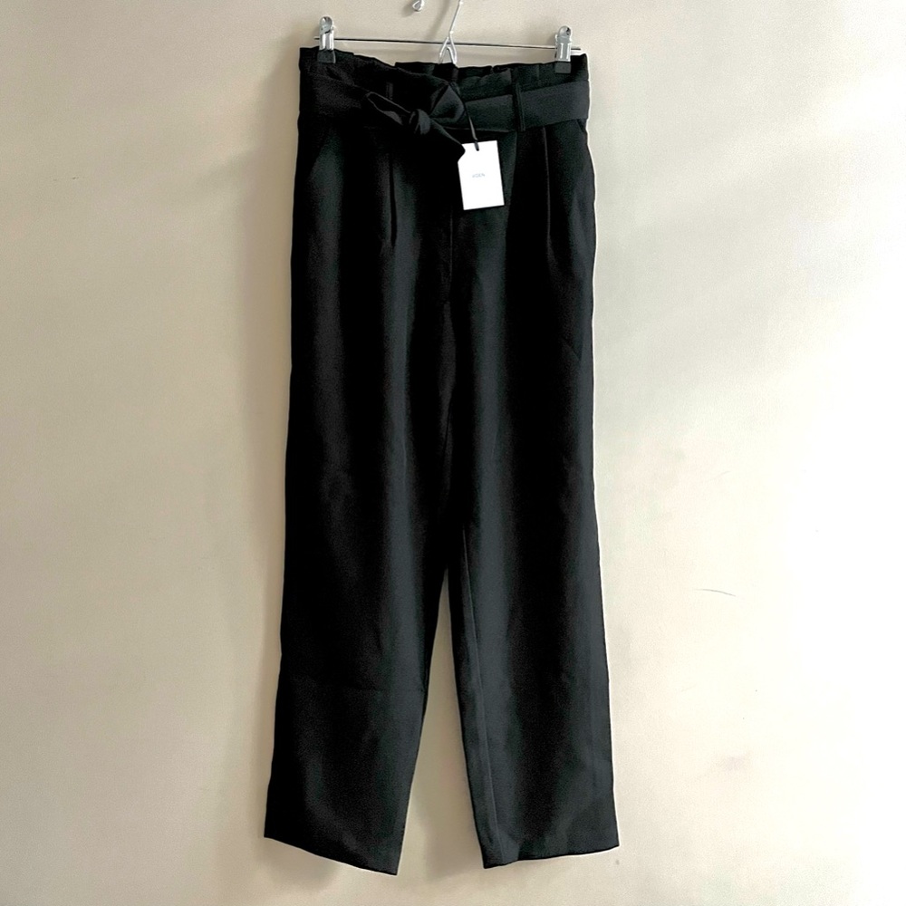 NWT Viden by Totokaelo Black High Waisted Belted Slacks